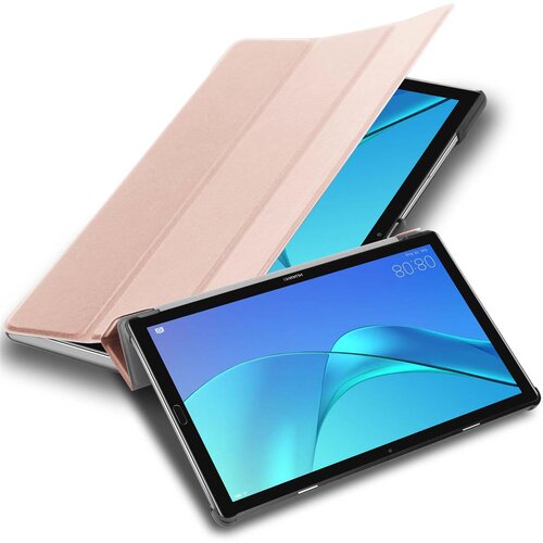  Ohi&scaron;je tablete združljiv s Huawei v pastelnem roza zlatu - ultra tanek za&scaron;čitni pokrov z samodejno budnostjo in stojalo funkcijo, (20615461) Cene