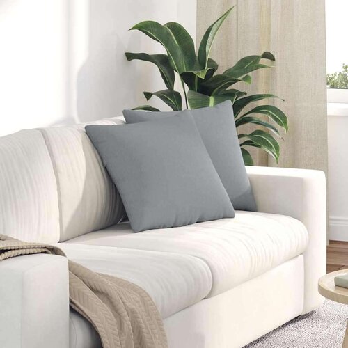 vidaXL Blazine za kavč 2 pcs Svetlo siva 45 x 45 cm blago Cene