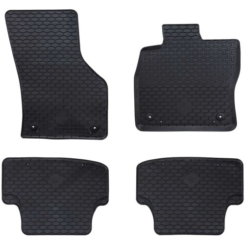  Auto tepih 4 pcs Crna odgovara za Audi A3 2012-2020 Guma Cene
