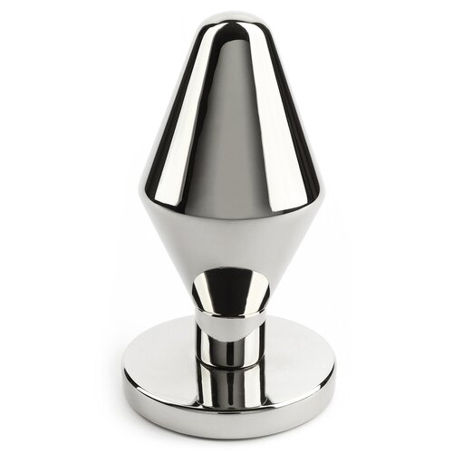 Mr. Steel Classic Butt Plug Medium Silver Cene