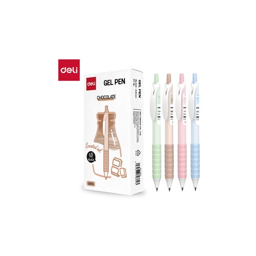 Deli GEL ROLER MIRISNI ČOKOLADA CRNI ISPIS EG611S Slike