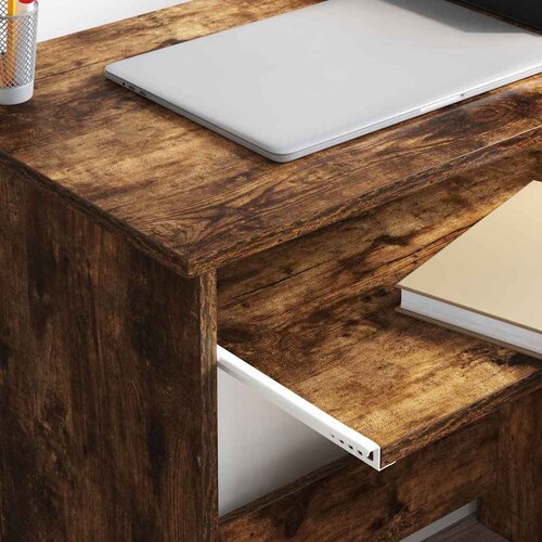  Stol Dimljeni hrast 120,5 x 44 x 88,5 cm Konstruirano drvo Slike