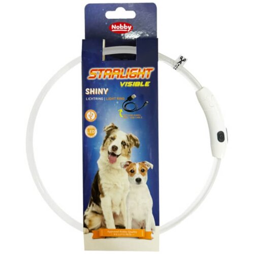 Nobby varnostna led ovratnica shiny, različne barve - 65 cm Cene