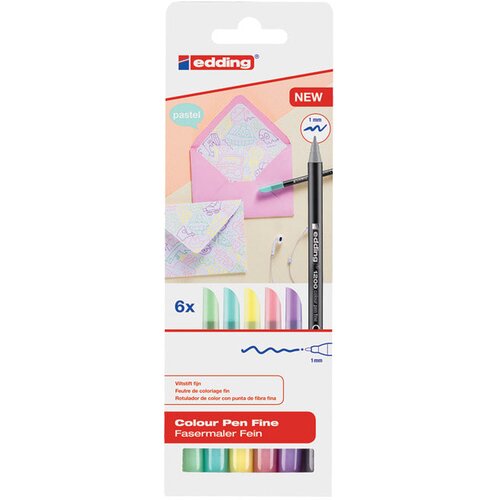  &scaron;kolski 6boja pastel edding 1200/6 s Cene