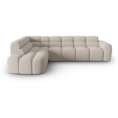 Micadoni Home Bež kotna sedežna garnitura Lisa &amp;ndash; Slike
