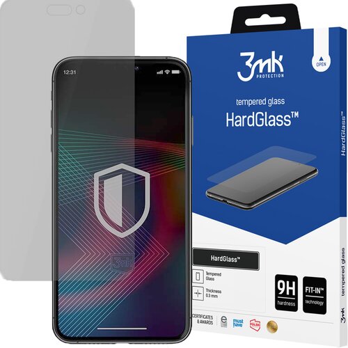 3mk HARDGLASS ZA APPLE IPHONE 14 PRO MAX OVITEK IZ KALJENEGA STEKLA, (21977957) Slike