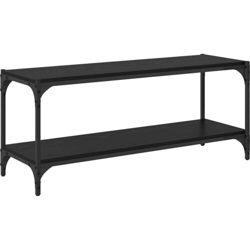  ormar Crni hrast 100x33x41cm Obrađeno drvo i čelik Slike