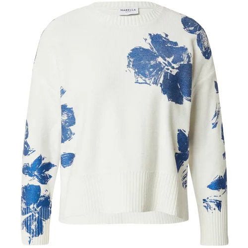 Marella Sweater majica 'ORLEANS' plava / bijela