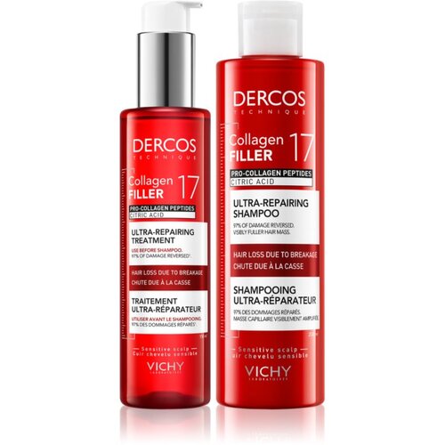 Vichy Dercos Collagen Filler 17 set za tanku kosu sklonu opadanju Slike