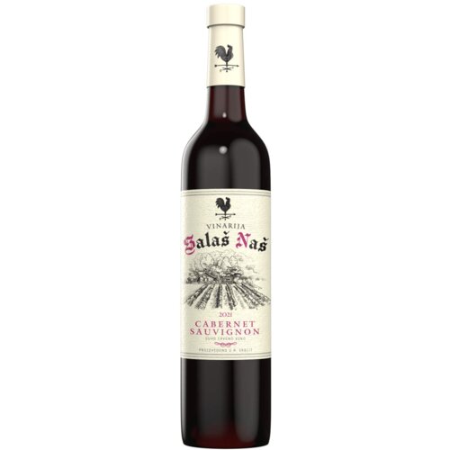  Crveno vino SALA&amp;Scaron; NA&amp;Scaron; Cabernet sauvignon 0,75l Slike