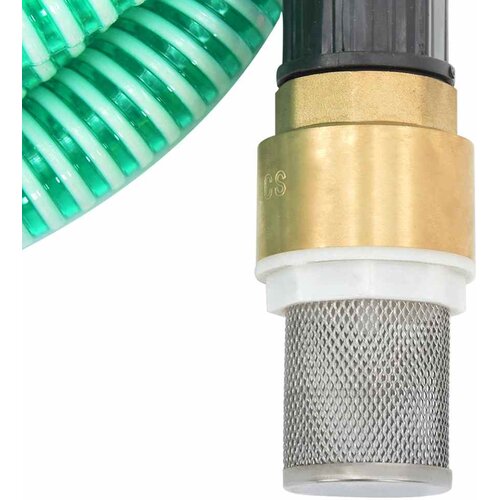  Usisno crijevo s mjedenim priključcima zeleno 1,1 &amp;quot; 25 m PVC Slike