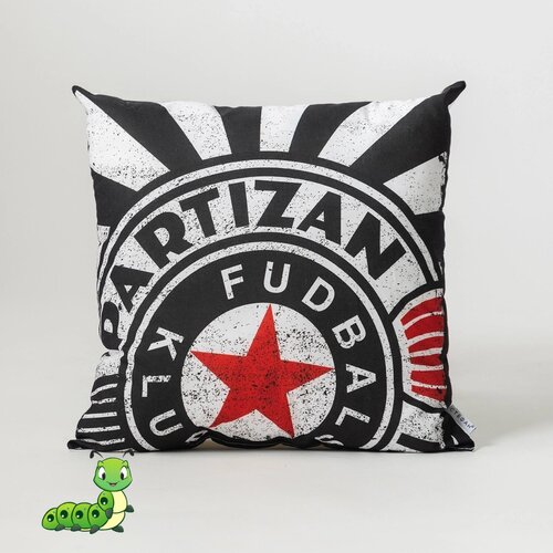  Ukrasni jastučić grb fk partizan Cene