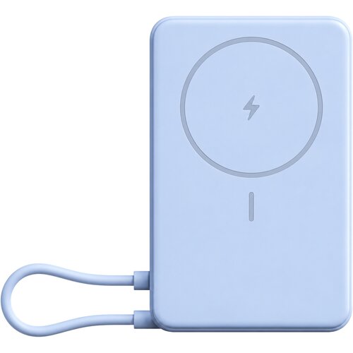 Xiaomi magnetna prenosna baterija 10000mAh 33W z vgrajenim USB-C kablom in stojalom modre barve Cene