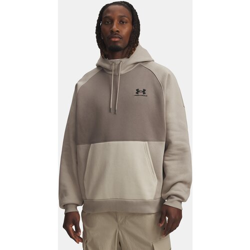 Under Armour Men&amp;#039;s sweatshirt UA Icon HW Colorblocked Hdy-BRN - Men&amp;#039;s Slike