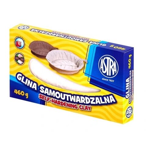 ASTRA Bela Samoutrdljevalna Glina 460g, (22138277) Slike