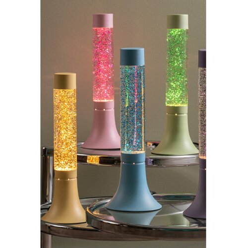 Leitmotiv Zelena namizna svetilka s steklenim senčilom (vi&amp;scaron;ina 37,5 cm) Astro Glittler &amp;ndash; Slike