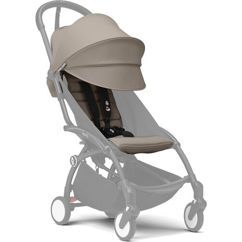 Stokke yoyo&amp;reg; blazina &amp;scaron;portnega sedeža s strehico color pack 6+ taupe Slike