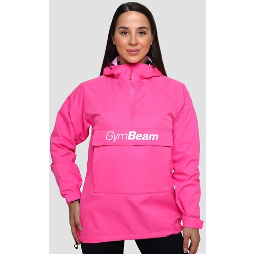 GymBeam women‘s rain smock jacket fuchsia Slike