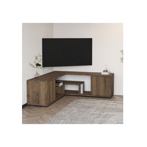 Hanah home tv polica rosa antique walnut Cene