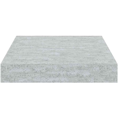  Plutajuće zidne police 4 kom boja betona 23 x 23,5 x 3,8 cm MDF Slike