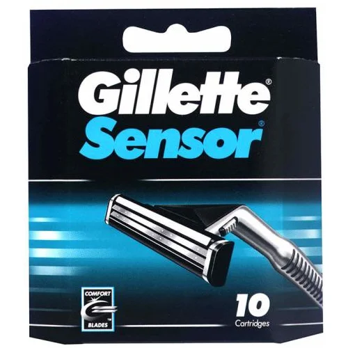 Gillette Sensor nadomestne britvice 10 kos za moške POKR