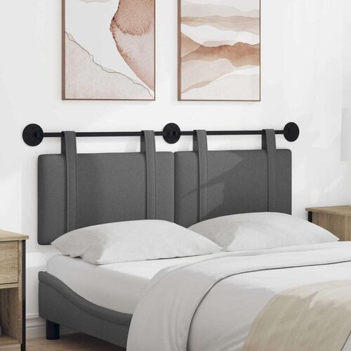  Držeće uzglavlje Zidne Tamno siva 150 x 55 x 5 cm tkanina - Tamno siva 140 cm bez LED svjetla Cijene