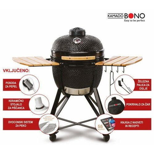 Kamado BONO media black Cene