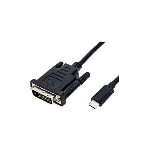 Roline 11.04.5830 adapter [1x mo&amp;scaron;ki konektor USB-C&amp;reg; - 1x mo&amp;scaron;ki konektor DVI\, 24 + 1 polov] črna 1.00 m, (20429961) Slike
