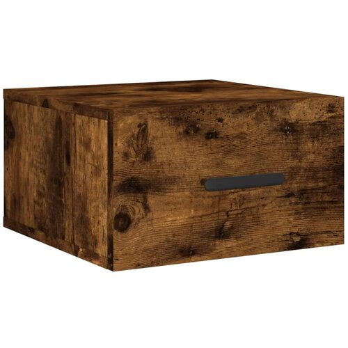 Maison Chic Stenska Nočna omarica - Nočna miza dimljeni hrast 35x35x20 cm, (21690178) Slike