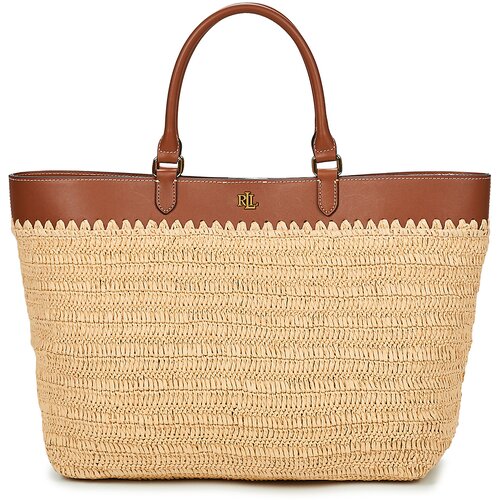 Polo Ralph Lauren KYLA TOTE-TOTE-LARGE Bež Cijene