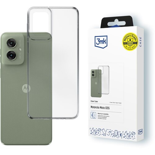 3mk CLEAR CASE TPU OVITEK ZA MOTOROLA MOTO G55 5G PROZORNA ZAŠČITA, (5000299249) Cene