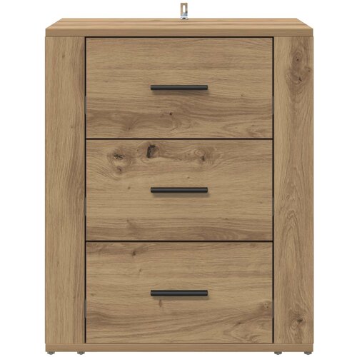  Noćni ormar Umjetnički hrast 35 x 50 x 60 cm Konstruirano drvo Slike
