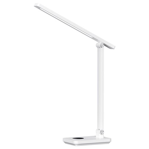 Mitea Lighting Stona lampa bela USB 5V CCT 6W LED zglobna M1064 Slike
