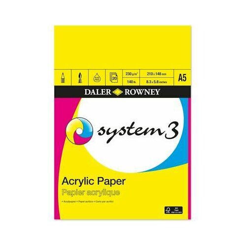 Daler Rowny Blok za akrile System 3, A5, 230g, (21290371) Cene