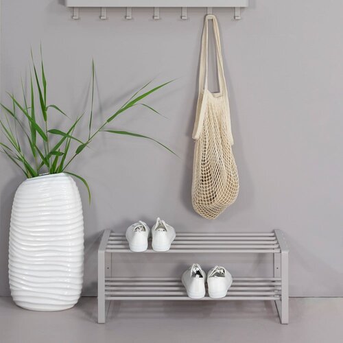Spinder Design Siva/bež kovinska omarica za čevlje Rex &amp;ndash; Slike
