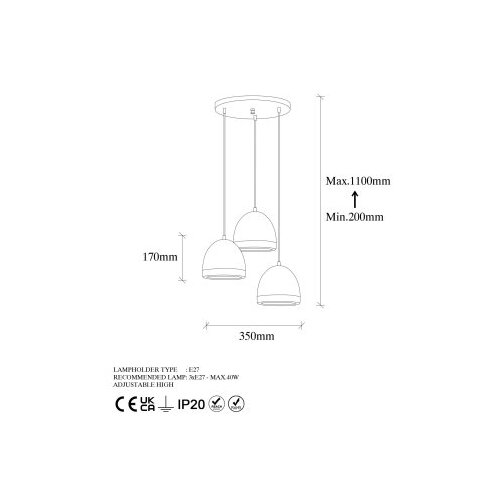 Opviq mugo - 10650 whitegold chandelier Slike