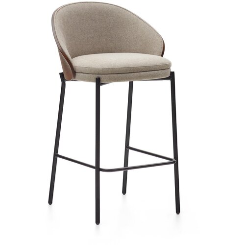 Kave Home Rjavi/bež barski stoli v kompletu 2 ks (višina sedeža 65 cm) Eamy – Cene