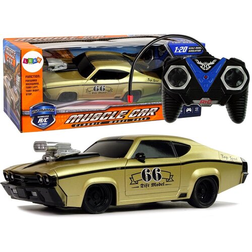 Lean Toys 10245 RC &scaron;portni avtomobil Mustang GT 66 1:20 &ndash; 27 MHz, daljinski upravljalnik, zlati Cene