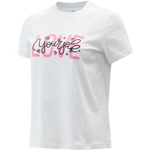 BRILLE Ženska majica kratkih rukava Love Yourself, Bela Cene