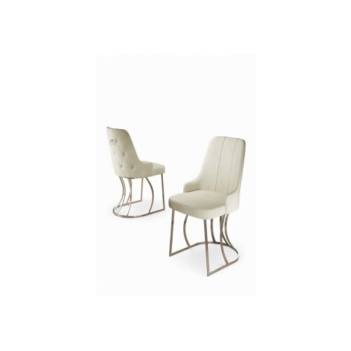 Hanah home set stolica (6 delova) puva cream chrome Cene