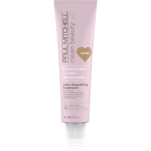 Paul Mitchell Clean Beauty Color Depositing Treatment hranilna maska za barvane lase odtenek Vanilla 150 ml Cene