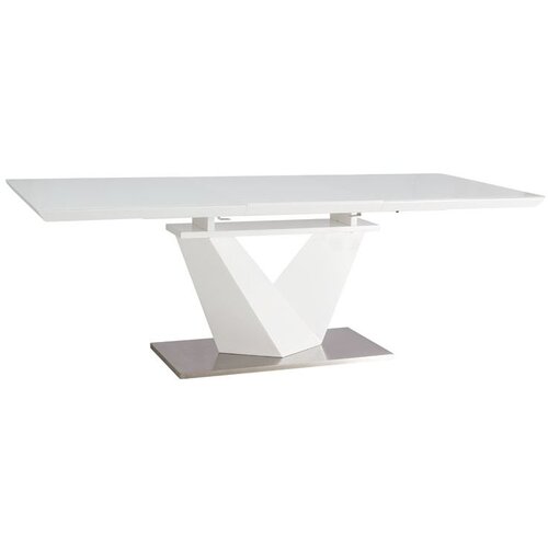 Molarem Home stol ALARAS II 160(220)x90 cm - MDF + staklo Cene