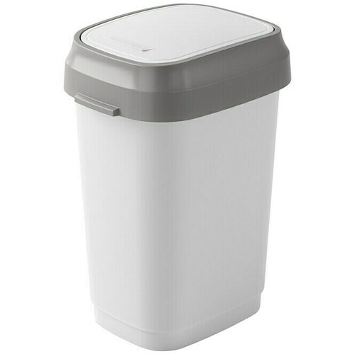 Kis Kanta za otpad Dual Swing (10 l, Bijelo-sive boje, Ovalno, Plastika) Cijene