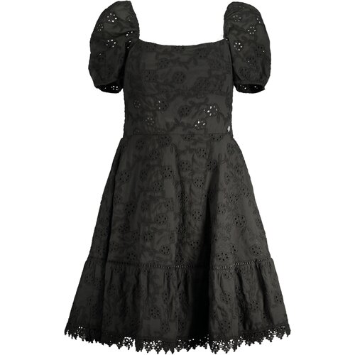 Guess Jeans SHORT DRESS WOMEN BLACK Slike