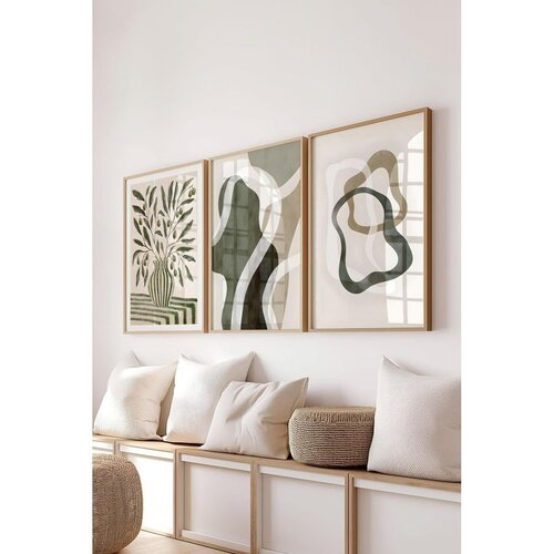 WALLXPERT &Ccedil;-300771 - 5070 vi&scaron;enamenski set dekorativnih slika (3 komada) Cene