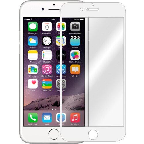 AVIZAR Kaljeno zaščitno steklo za Apple iPhone 6/6S – beli robovi, (20530894) Cene