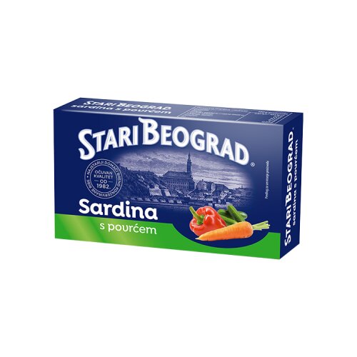 Stari Beograd Sardina sa povrćem 100g Slike