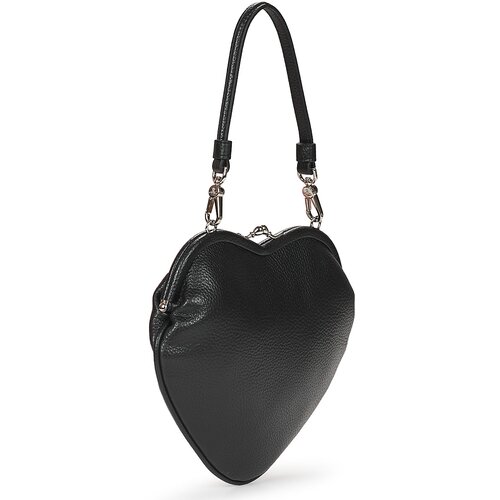 Vivienne Westwood Torbice za na ramo BELLE HEART FRAME PURSE Črna Slike