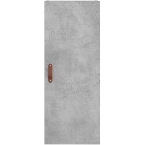  Visoka komoda siva betona 34,5x34x180 cm od konstruiranog drva Slike