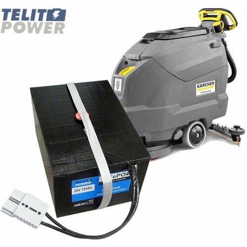 Telit Power Akumulator za KARCHER BD50/50C ma&amp;scaron;inu za či&amp;scaron;ćenje podova 24V 105Ah LiFePO4 Slike